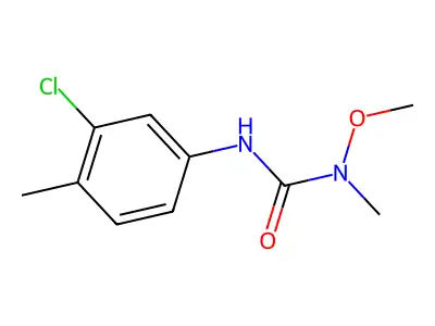 3-(3-Chloro-4-methylphenyl)-1-methoxy-1-methylurea structure