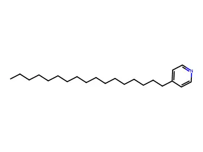 4-Heptadecylpyridine structure