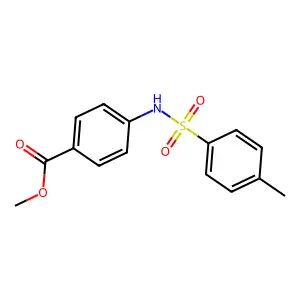 4-(Toluene-4-sulfonylamino)-benzoic acid methyl ester structure