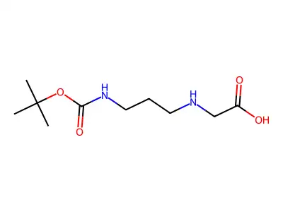N-[3-(Boc-amino)propyl]-glycine structure