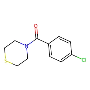 (4-Chlorophenyl)(1,4-thiazinan-4-yl)methanone structure