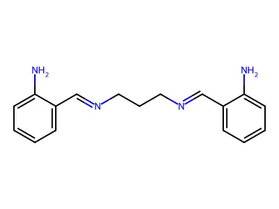N1,N3-Bis[(2-aminophenyl)methylene]-1,3-propanediamine structure