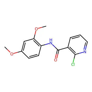 2-Chloro-N-(2,4-dimethoxyphenyl)nicotinamide structure