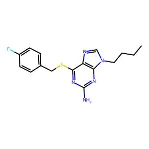 Rhapontigenin, 3-beta-D-glucopyranoside structure