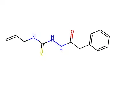 N-allyl-2-(phenylacetyl)hydrazinecarbothioamide structure