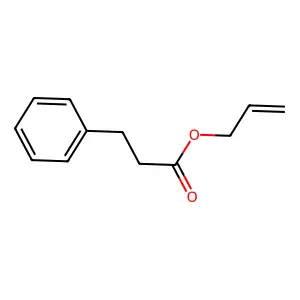 Allyl 3-phenylpropionate structure