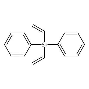 Diethenyl(diphenyl)stannane structure