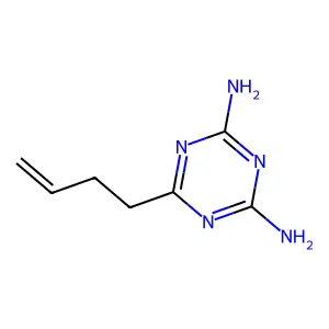 1,3,5-Triazine-2,4-diamine, 6-(3-buten-1-yl)- structure