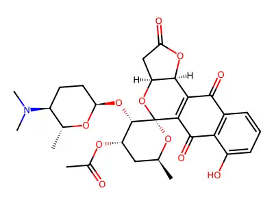 3'-O-forosaminyl-griseusin A structure