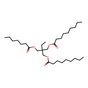 2-Ethyl-2-(((1-oxoheptyl)oxy)methyl)propane-1,3-diyl dinonan-1-oate structure