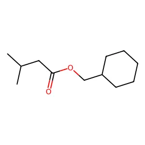 Cyclohexylmethyl isovalerate structure