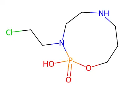 3-(2-Chloroethyl)-2-oxo-2-hydroxy-1,3,6,2-oxadiazaphosphonane structure