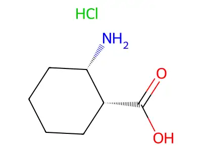 (1R,2S)-2-Aminocyclohexane-1-carboxylic acid structure
