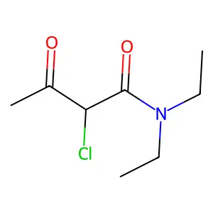 Butanamide, 2-chloro-N,N-diethyl-3-oxo- structure
