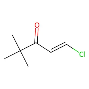1-Penten-3-one, 1-chloro-4,4-dimethyl- structure