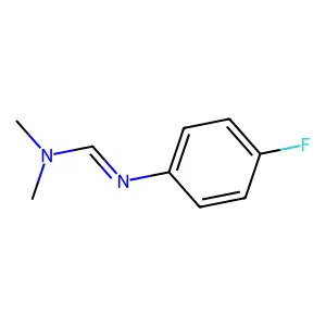 N'-(4-fluorophenyl)-N,N-dimethylmethanimidamide structure
