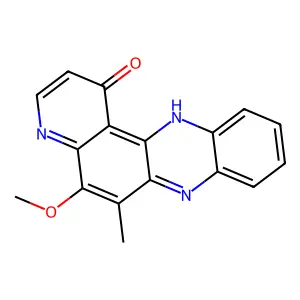 5-Methoxy-6-methyl-pyrido[3,2-a]phenazin-1-ol structure