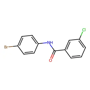 N-(4-bromophenyl)-3-chlorobenzamide structure