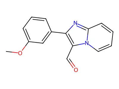 2-(3-Methoxyphenyl)imidazo[1,2-a]pyridine-3-carbaldehyde structure