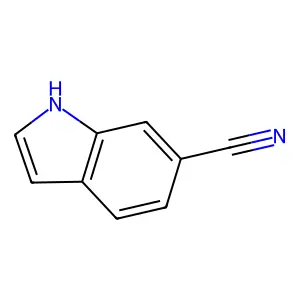 1H-indole-6-carbonitrile structure