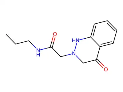 2(1H)-Cinnolineacetamide, 3,4-dihydro-4-oxo-N-propyl- structure