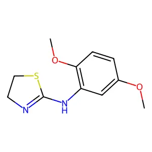 N-(2,5-dimethoxyphenyl)-4,5-dihydro-1,3-thiazol-2-amine structure
