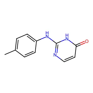 2-(4-methylanilino)-1H-pyrimidin-6-one structure
