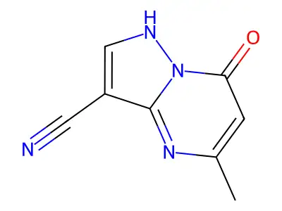 7-Hydroxy-5-methylpyrazolo[1,5-a]pyrimidine-3-carbonitrile structure