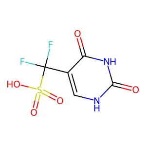 5-(Difluorosulfomethyl)uracil structure