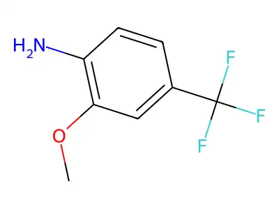 2-Methoxy-4-(trifluoromethyl)aniline structure