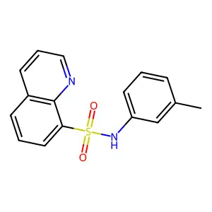 N-(3-Methylphenyl)-8-quinolinesulfonamide structure