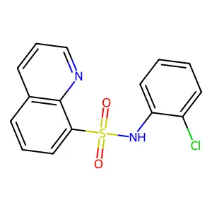 N-(2-Chlorophenyl)-8-quinolinesulfonamide structure