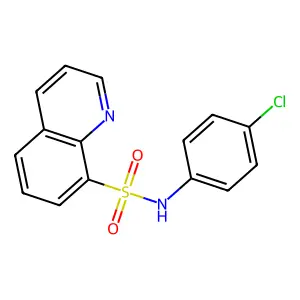 N-(4-Chlorophenyl)-8-quinolinesulfonamide structure
