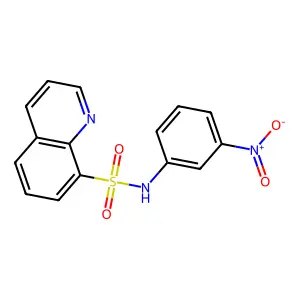N-(3-Nitrophenyl)-8-quinolinesulfonamide structure
