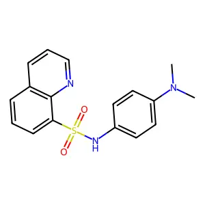 N-(4-(Dimethylamino)phenyl)-8-quinolinesulfonamide structure