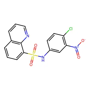 N-(4-Chloro-3-nitrophenyl)-8-quinolinesulfonamide structure