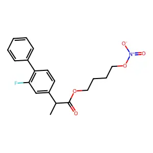 Nitroflurbiprofen structure
