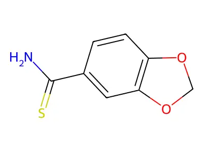 2H-1,3-benzodioxole-5-carbothioamide structure