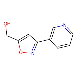(3-(Pyridin-3-yl)isoxazol-5-yl)methanol structure