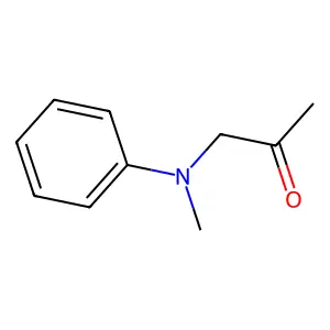 1-(N-methylanilino)propan-2-one structure