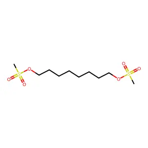 1,8-Octanediol, dimethanesulfonate structure