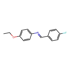(4-Ethoxyphenyl)(4-fluorobenzylidene)amine structure