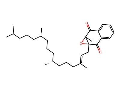 2,3-Epoxyphylloquinone structure