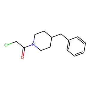 1-(4-Benzylpiperidin-1-yl)-2-chloroethan-1-one structure