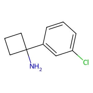 1-(3-Chlorophenyl)cyclobutanamine structure