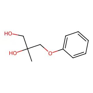 1,2-Propanediol, 2-methyl-3-phenoxy- structure
