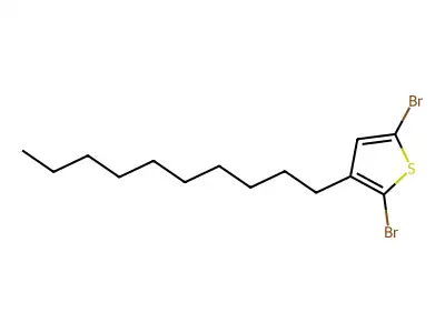 2,5-Dibromo-3-decylthiophene structure