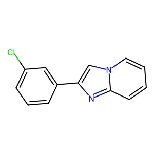 2-(3-Chlorophenyl)imidazo[1,2-a]pyridine structure