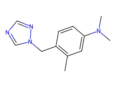 N,N,3-trimethyl-4-(1,2,4-triazol-1-ylmethyl)aniline structure