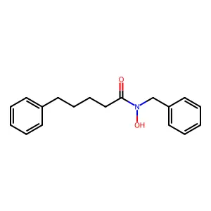 N-Benzyl-N-hydroxy-5-phenylpentamide structure